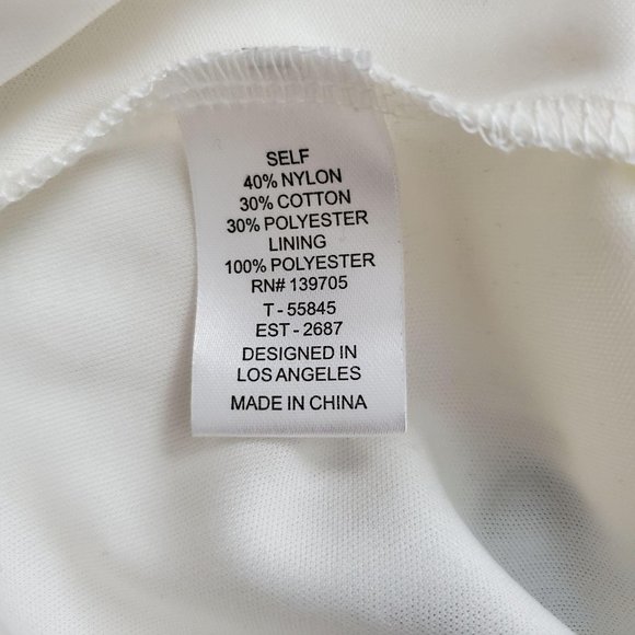 Honey And Rosie Women's White/Blue Lace Overlay Lined Cami Dress Size Small NWT - Picture 4 of 11